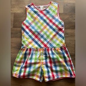 The Beaufort Bonnet Company Colorful Plaid Kids Matching Set